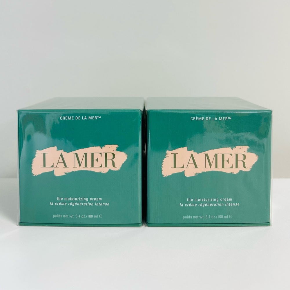 Glamfox BOGO Sale-Cream de La Mer The Moisturizing Cream Duo 2x3.4oz/100ml NIB.